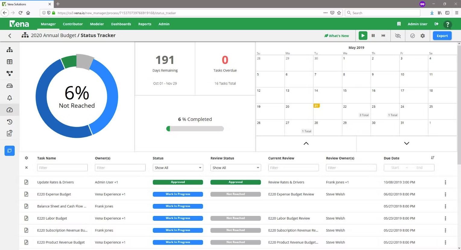 Vena's automation platform integrates seamlessly with Excel.