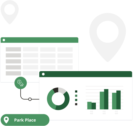 Illustration of graphs and charts