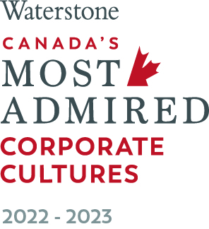Waterstone Canada's Most Admired Corporate Cultures 2022-2023 Badge