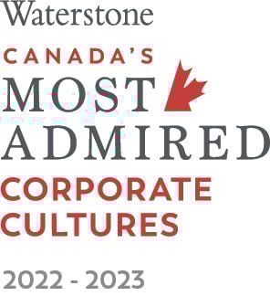 Waterstone Canada's Most Admired Corporate Cultures 2022-2023 Badge