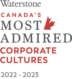 Waterstone Canada's Most Admired Corporate Cultures 2022-2023 Badge