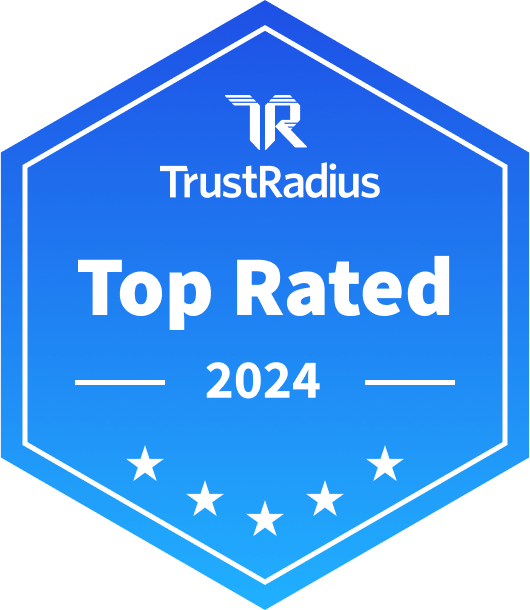Trust Radius Top Rated 2024 Badge