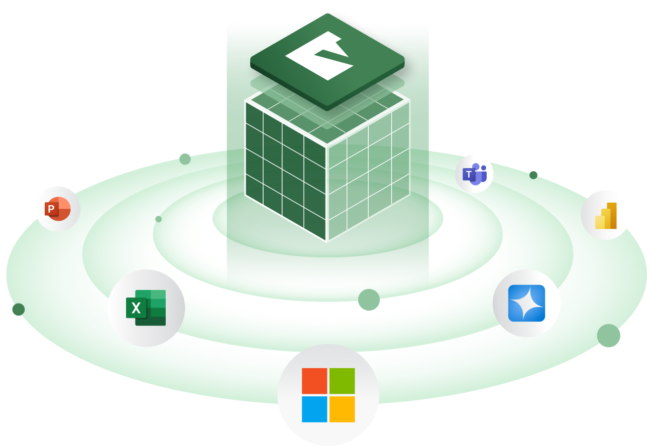 Illustration of Vena and Microsoft Ecosystem