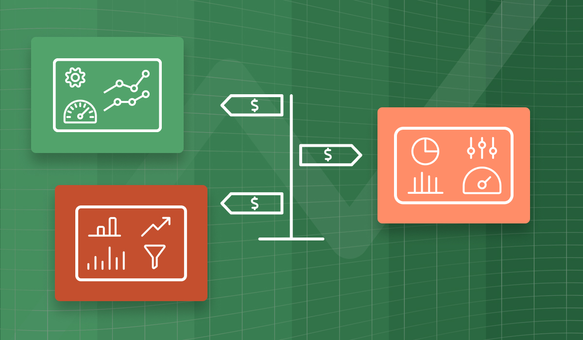 Vena image of a financial dashboard
