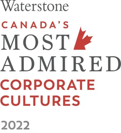Waterstone Canada's Most Admired Corporate Cultures 2022 Badge