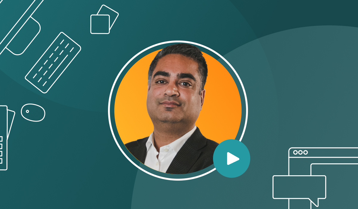 Stylized headshot of Vena CTO Rishi Grover.
