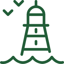 Icon of a lighthouse
