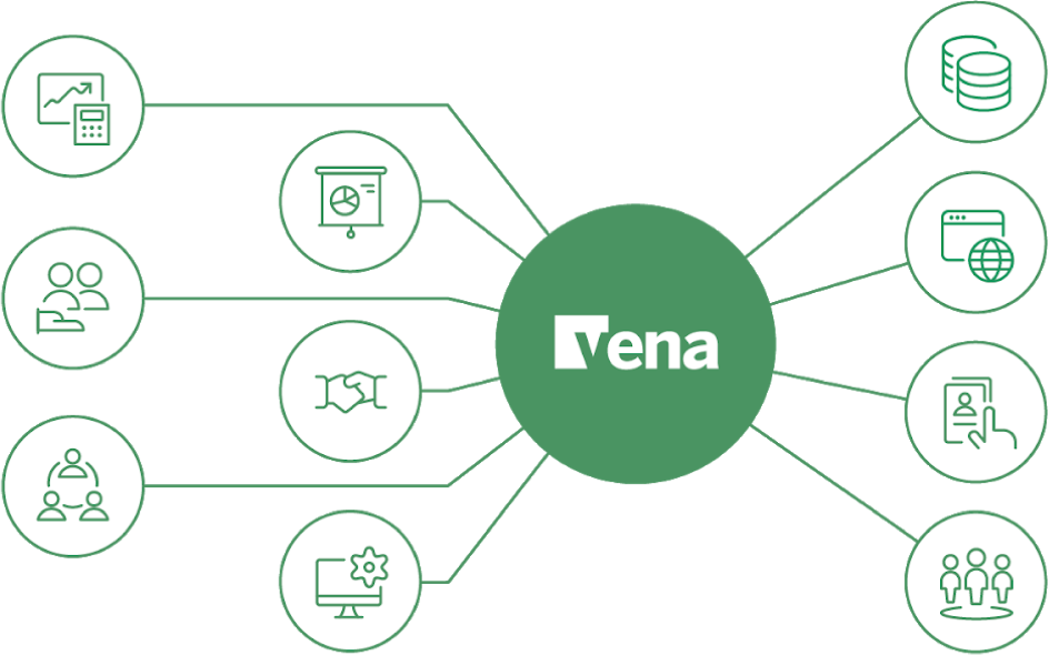 Vena web diagram