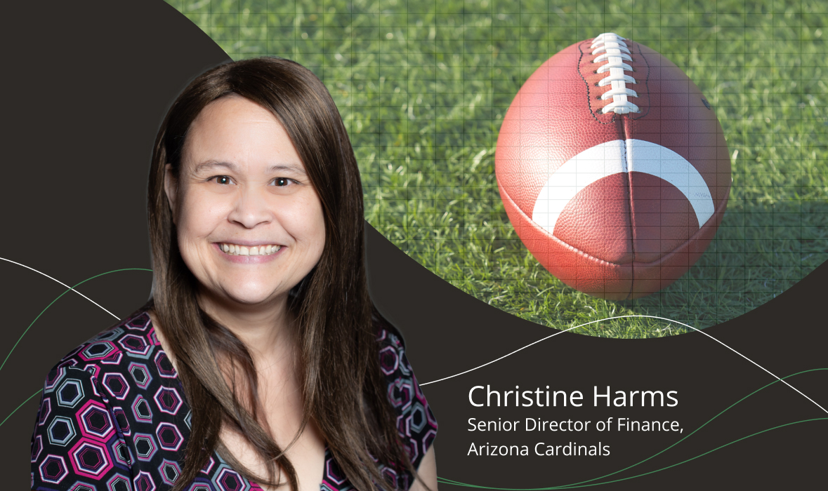 Christine Harms, Senior Director of Finance, Arizona Cardinals
