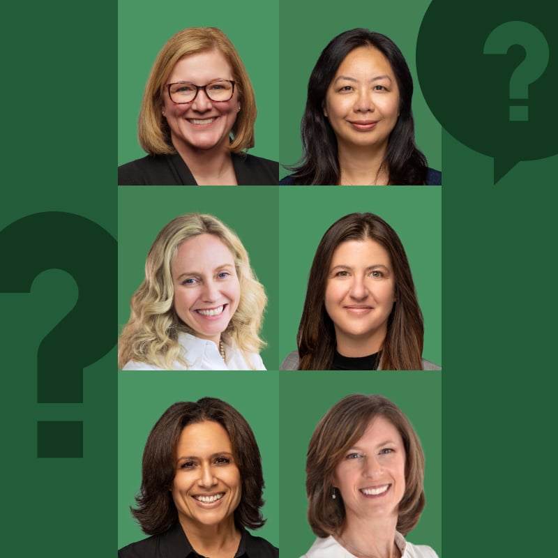 Headshots of women on Vena's executive leadership team