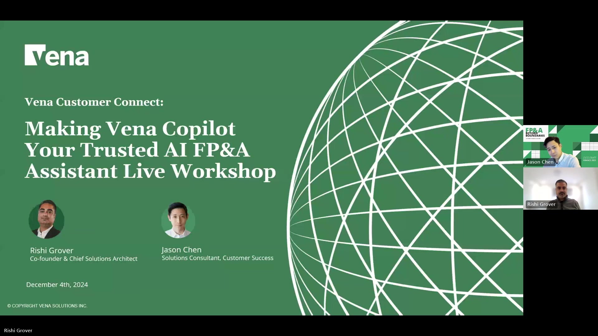 Making Vena Copilot Your Trusted AI FP&A Assistant