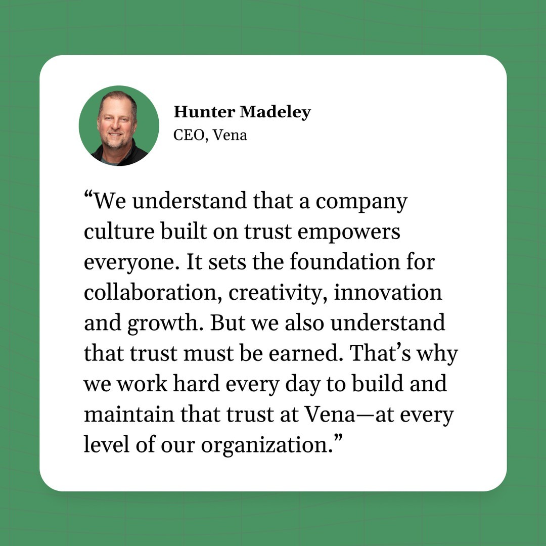 CEO Hunter Madeley quote about company culture