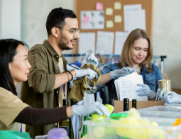 Image of a group of people working